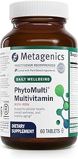 Metagenics PhytoMulti Multivitamin with Iron - Daily Multivitamins with Phytonutrients - Multivitamin for Men & Women - PhytoMulti Vitamin Supplement - with Iron, Zinc & B6 Vitamins - 60 Tablets product image
