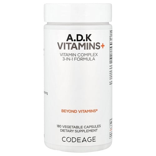 Codeage A D K Vitamins 180 Vegetable Capsules product image