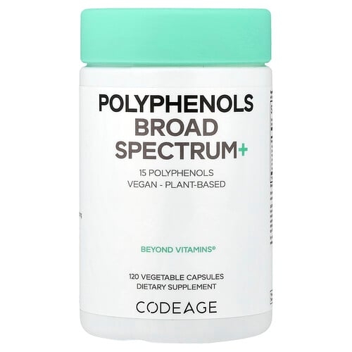 Codeage Polyphenols Broad Spectrum 120 Vegetable Capsules product image