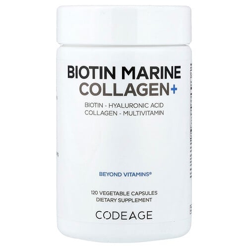 Codeage Biotin Marine Collagen 120 Vegetable Capsules product image