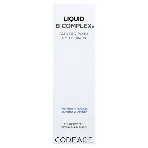 Codeage Liquid B Complex Raspberry 1 Fl Oz 29 6 Ml product image