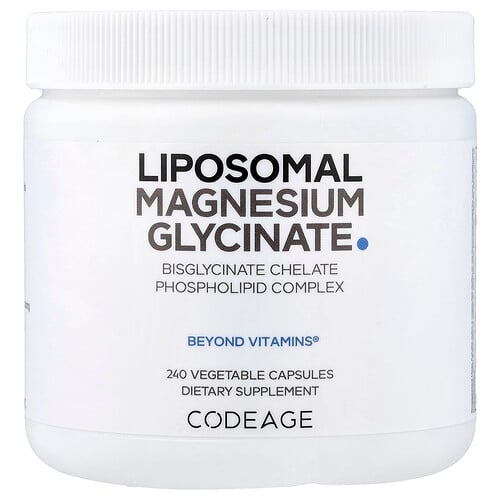 Codeage Liposomal Magnesium Glycinate 240 Vegetable Capsules product image