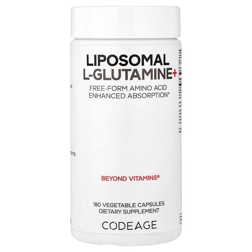 Codeage Liposomal L Glutamine 180 Vegetable Capsules 500 Mg Per Capsule product image
