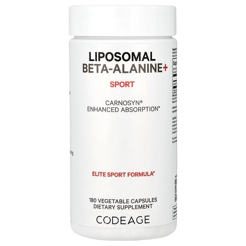 Codeage Liposomal Beta Alanine Sport Carnosyn Enhanced Absorption 180 Vegetable Capsules 533 Mg Per Capsule product image