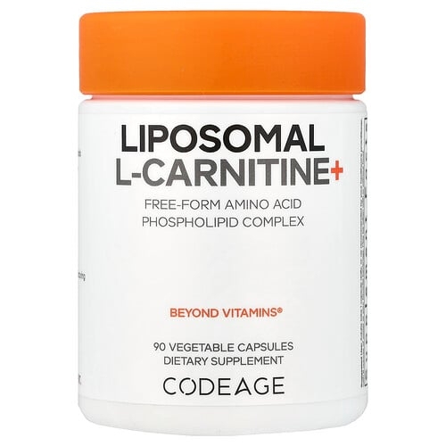 Codeage Liposomal L Carnitine 90 Vegetable Capsules 500 Mg Per Capsule product image