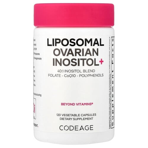 Codeage Liposomal Ovarian Inositol 120 Vegetable Capsules product image