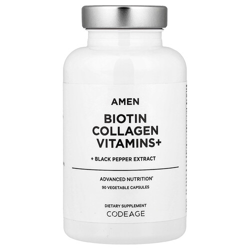 Codeage Amen Biotin Collagen Vitamins 90 Vegetable Capsules product image