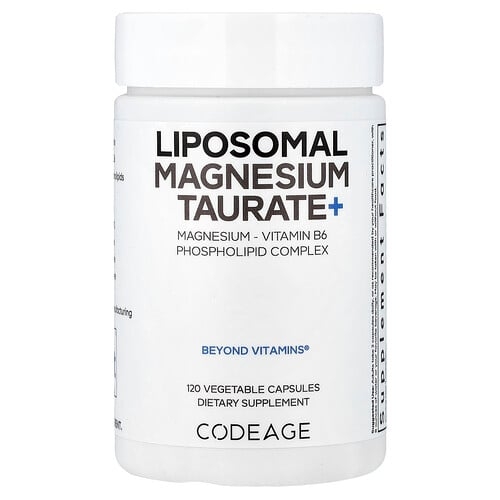 Codeage Liposomal Magnesium Taurate 120 Vegetable Capsules product image