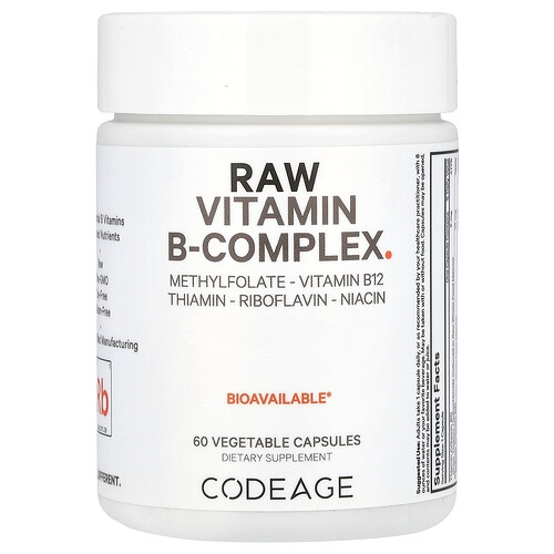 Codeage Raw Vitamin B Complex 60 Vegetable Capsules product image