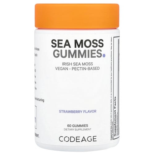 Codeage Sea Moss Gummies Strawberry 60 Gummies 150 Mg Per Gummy product image