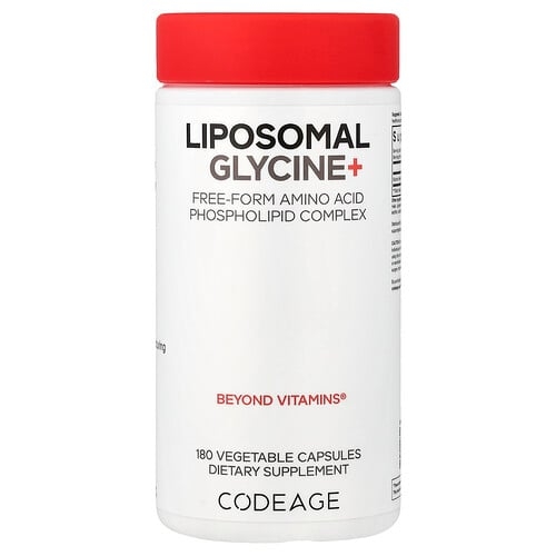 Codeage Liposomal Glycine 180 Vegetable Capsules 500 Mg Per Capsule product image