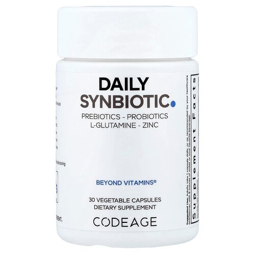 Codeage Daily Synbiotic 30 Vegetable Capsules product image