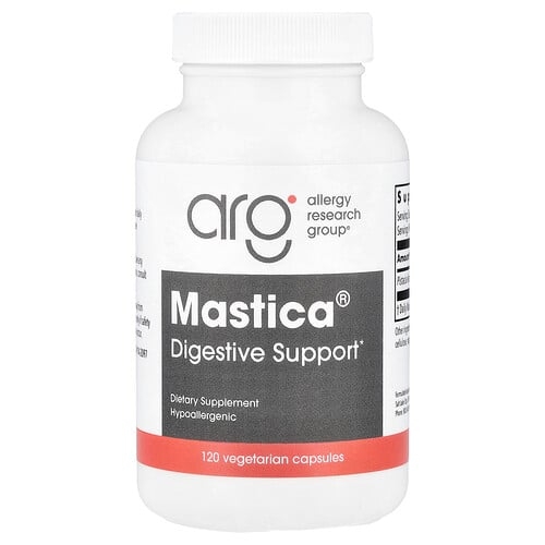 Allergy Research Group Mastica Digestive Support 120 Vegetarian Capsules 0 5 G Per Capsule product image