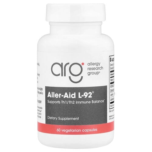 Allergy Research Group Aller Aid L 92 60 Vegetarian Capsules product image