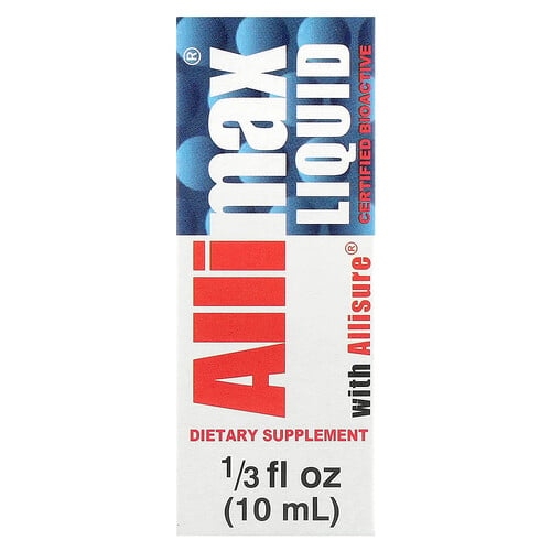 Allimax Liquid With Allisure 40 Mcg 1 3 Fl Oz 10 Ml product image