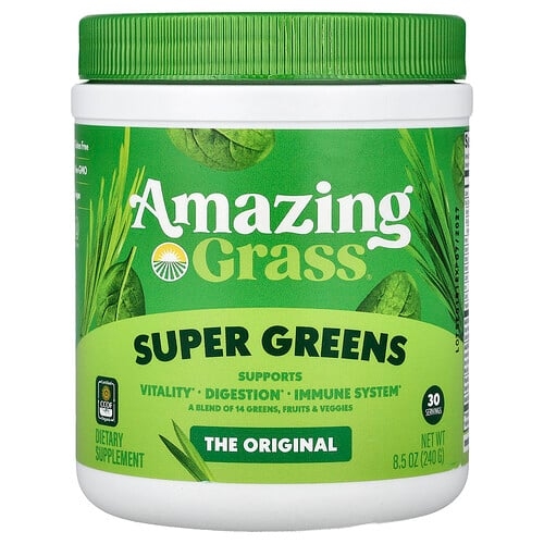 Amazing Grass Super Greens 8 5 Oz 240 G product image