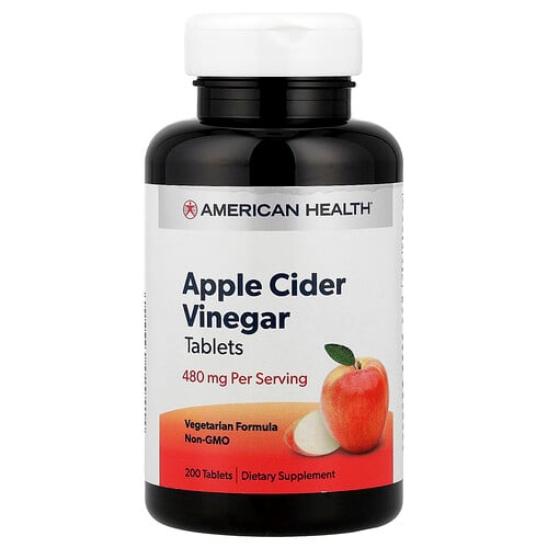 American Health Apple Cider Vinegar 200 Tablets 240 Mg Per Tablet product image