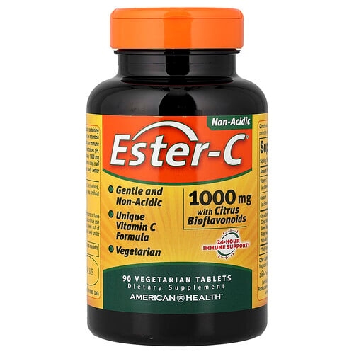 American Health Ester C With Citrus Bioflavonoids 1 000 Mg 90 Vegetarian Tablets product image