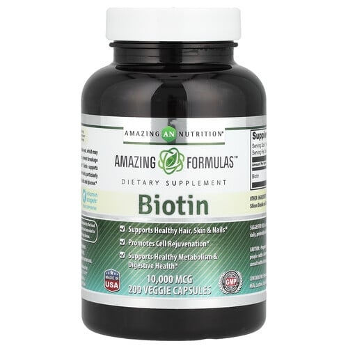 Amazing Nutrition Biotin 10 000 Mcg 200 Veggie Capsules product image