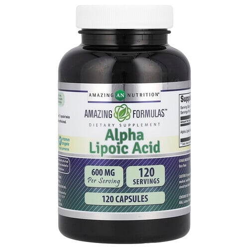 Amazing Nutrition Alpha Lipoic Acid 600 Mg 120 Capsules product image