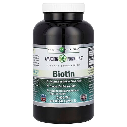 Amazing Nutrition Biotin 10 000 Mcg 400 Veggie Capsules product image