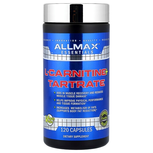 Allmax Essentials L Carnitine Tartrate 120 Capsules product image