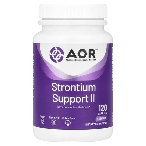 Advanced Orthomolecular Research Aor Strontium Support Ii 341 Mg 120 Capsules product image
