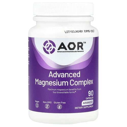 Advanced Orthomolecular Research Aor Advanced Magnesium Complex 90 Capsules product image