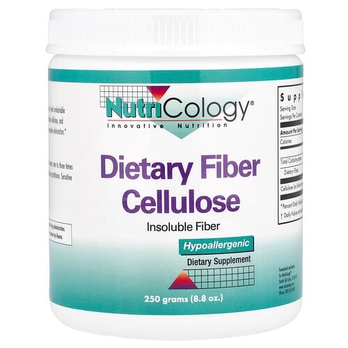 Nutricology Dietary Fiber Cellulose 8 8 Oz 250 G product image