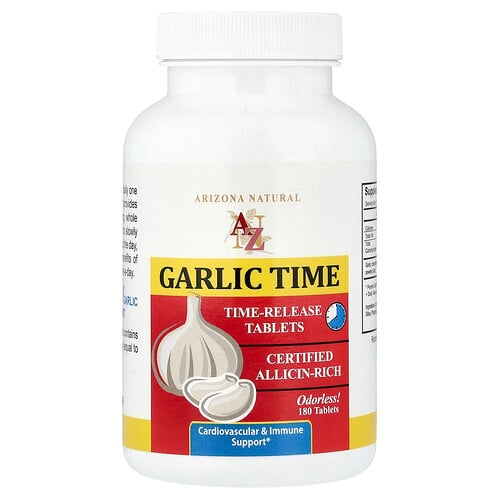 Arizona Natural Garlic Time 600 Mg 180 Tablets product image