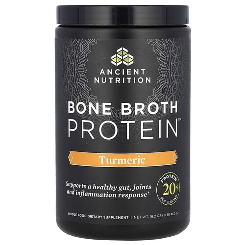 Ancient Nutrition Bone Broth Protein Turmeric 1 Lb 460 G product image