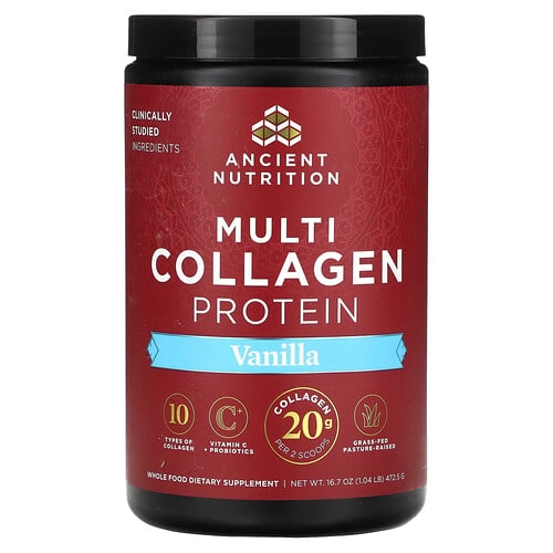 Ancient Nutrition Multi Collagen Protein Vanilla 1 04 Lb 472 5 G product image