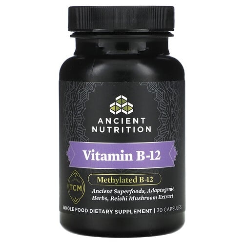 Ancient Nutrition Vitamin B 12 30 Capsules product image