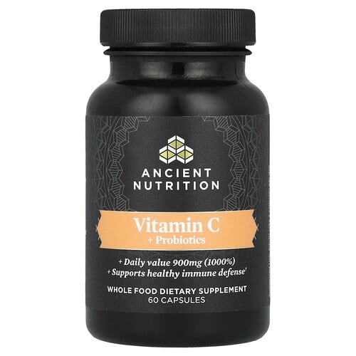 Ancient Nutrition Vitamin C Probiotics 60 Capsules product image