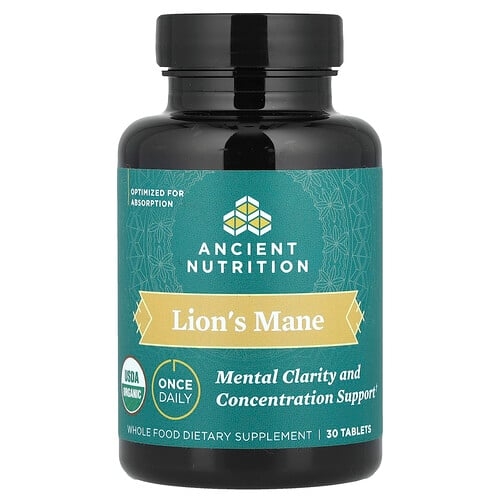 Ancient Nutrition Lion S Mane 30 Tablets product image