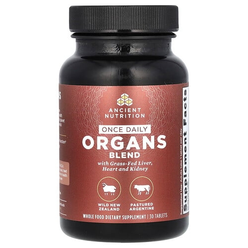 Ancient Nutrition Once Daily Organs Blend 30 Tablets product image