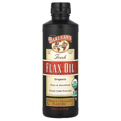 Barlean S Organic Flax Oil 16 Fl Oz 473 Ml product image