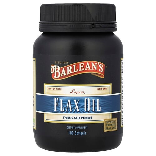 Barlean S Lignan Flax Oil 100 Softgels product image