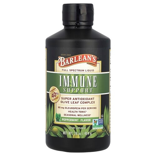 Barlean S Olive Leaf Complex Peppermint 95 Mg 16 Oz 454 G product image