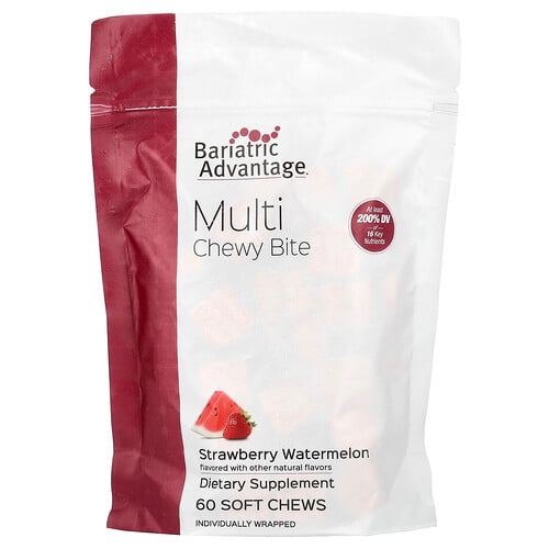 Bariatric Advantage Multi Chewy Bite Strawberry Watermelon 60 Soft Chews product image