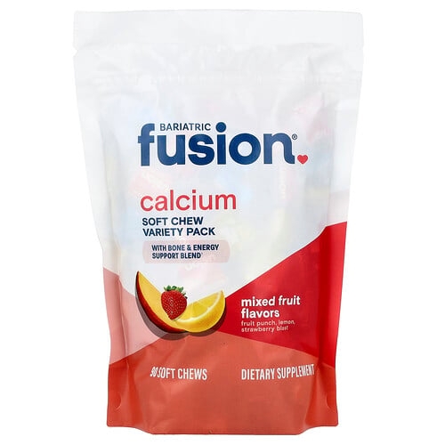 Bariatric Fusion Calcium Soft Chew Variety Pack Mixed Fruit 90 Soft Chews product image