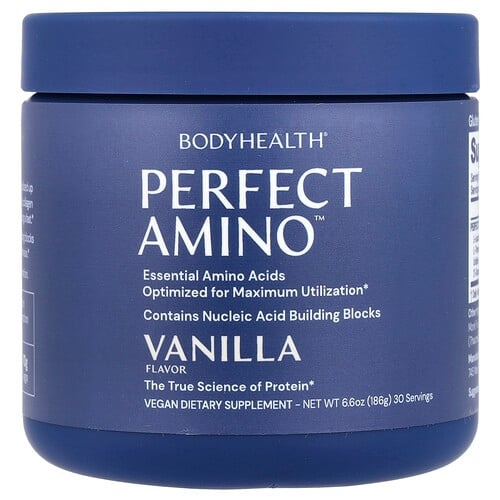 Bodyhealth Perfect Amino Vanilla 6 6 Oz 186 G product image