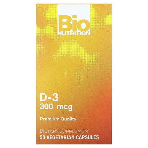 Bio Nutrition D 3 300 Mcg 50 Vegetarian Capsules product image