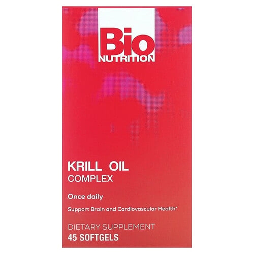 Bio Nutrition Krill Oil Complex 500 Mg 45 Softgels product image