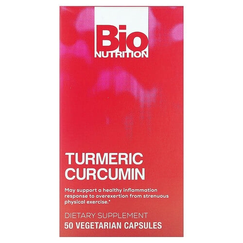 Bio Nutrition Turmeric Curcumin 50 Vegetarian Capsules product image