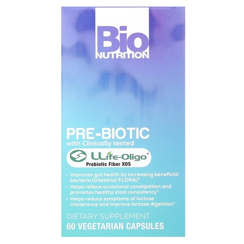 Bio Nutrition Pre Biotic 60 Vegetarian Capsules 700 Mg Per Capsule product image