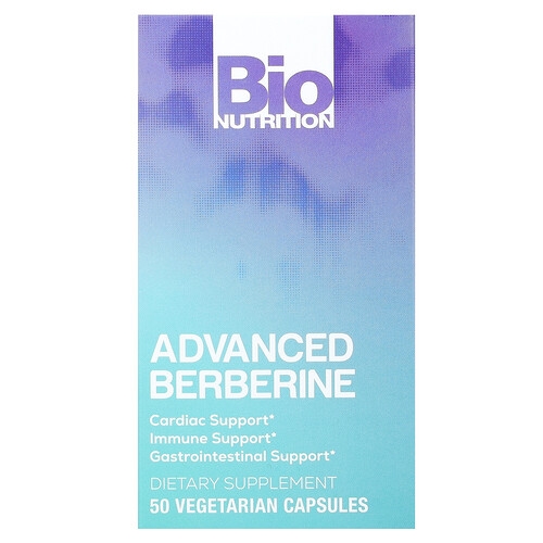 Bio Nutrition Advanced Berberine 50 Vegetarian Capsules 600 Mg Per Capsule product image