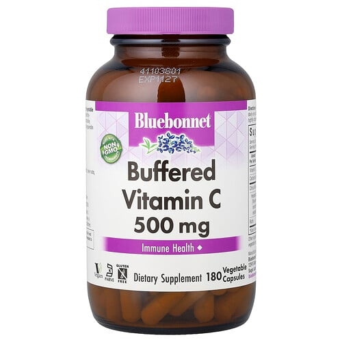 Bluebonnet Nutrition Buffered Vitamin C 180 Vegetable Capsules product image