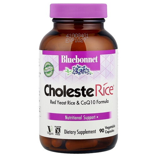 Bluebonnet Nutrition Cholesterice 90 Vegetable Capsules product image
