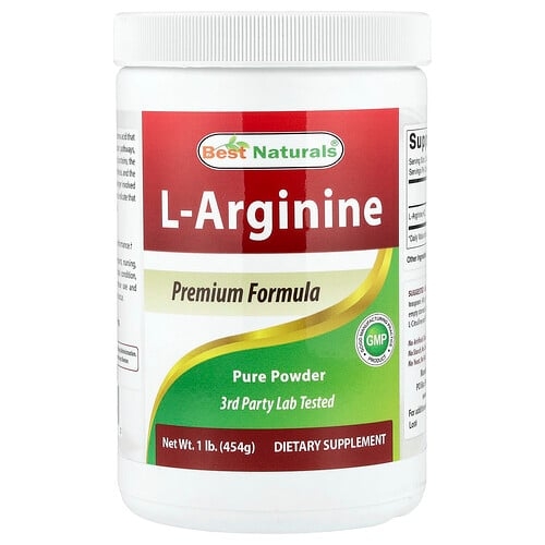 Best Naturals L Arginine 1 Lb 454 G product image